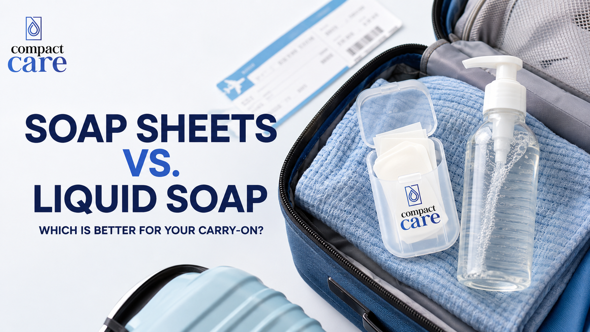 Travel Soap Sheets for Carry-On Luggage: Are They Better Than Liquid Soap?