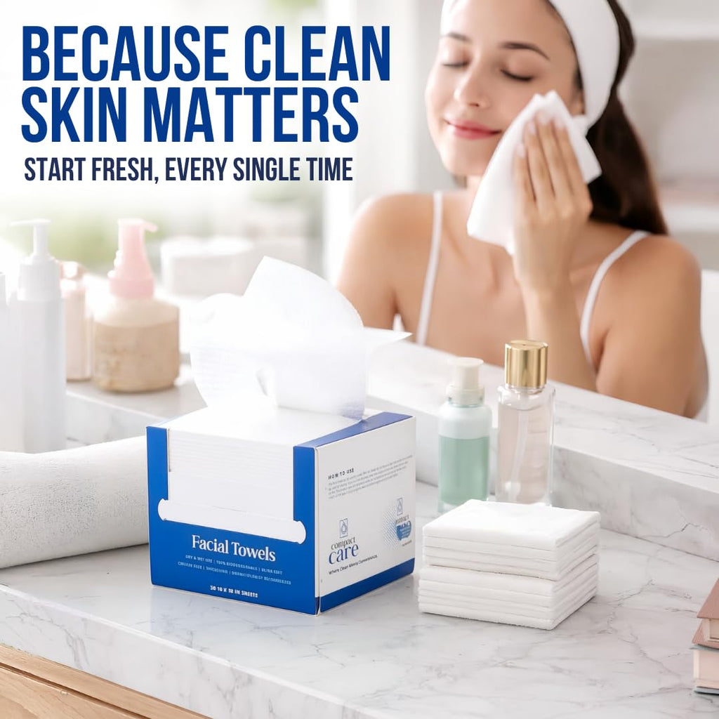 Compact Care Facial Towels