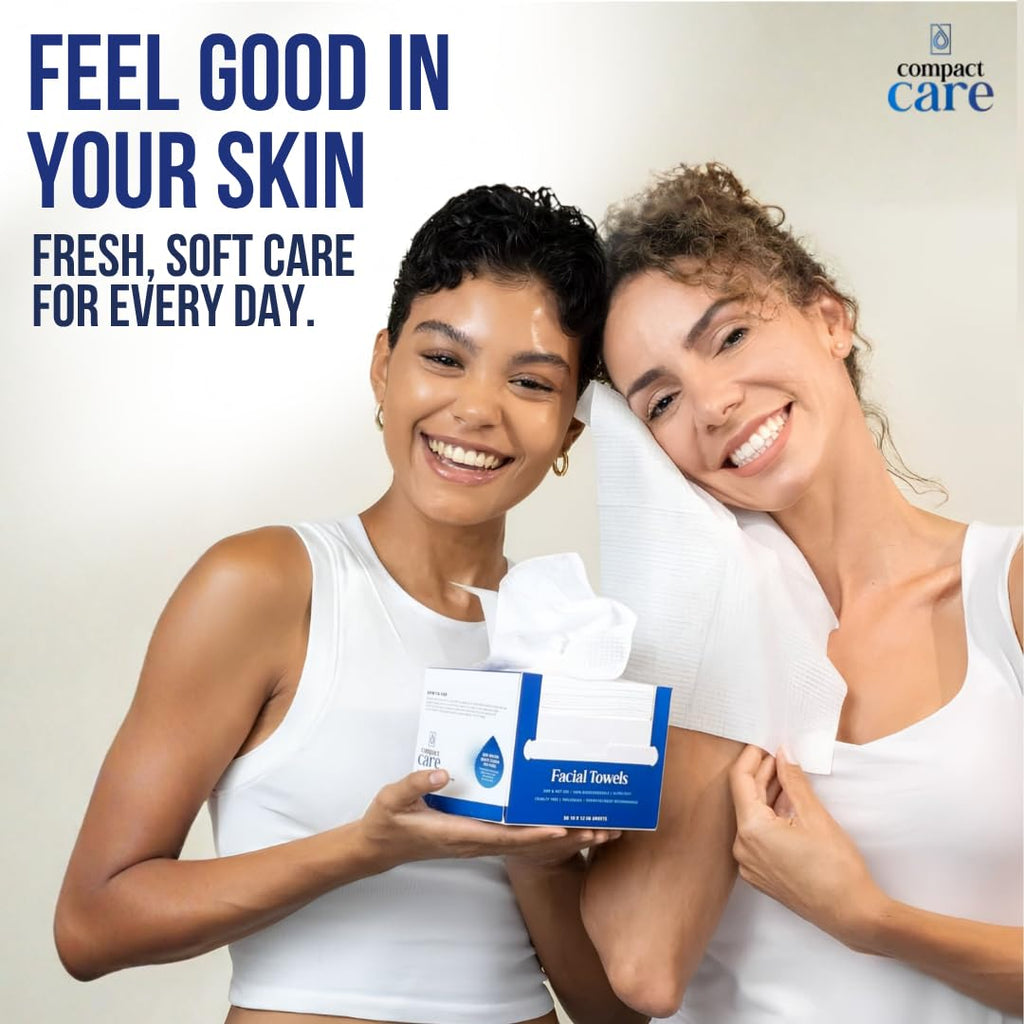 Compact Care Facial Towels