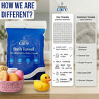 Compact Care Bath Towel (3 PCS)