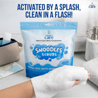 Snoodles Scrubs™ Rinse-Free Bath Sponges