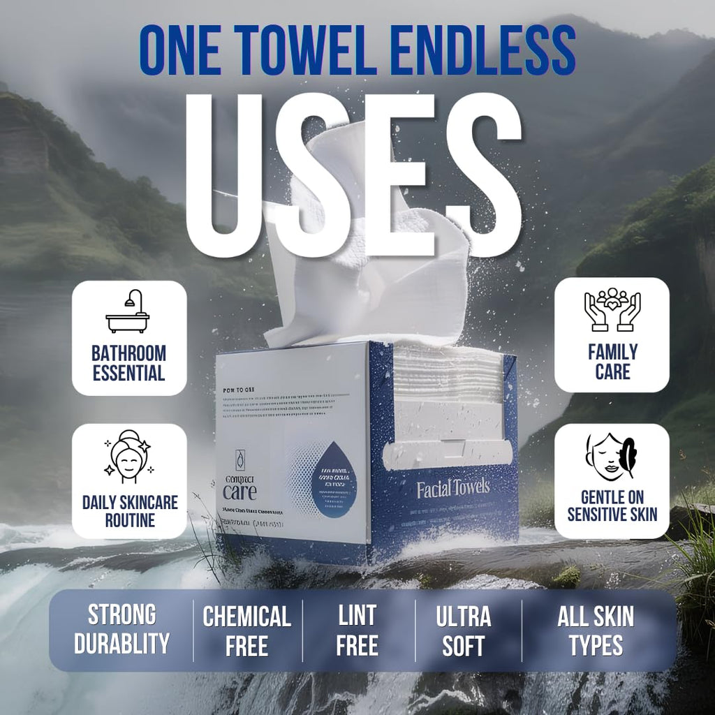 Compact Care Facial Towels