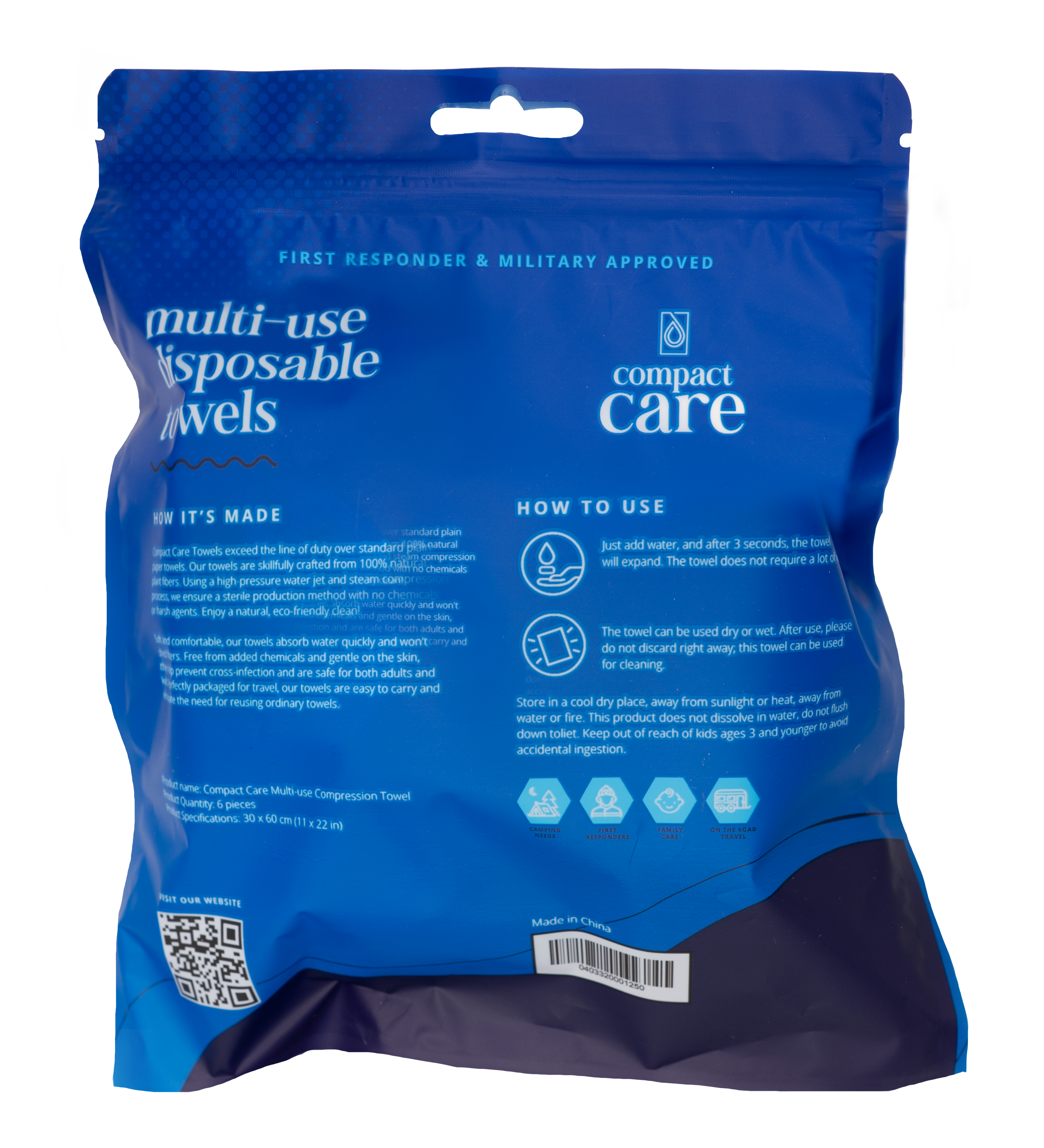 Compact Care Small Towel