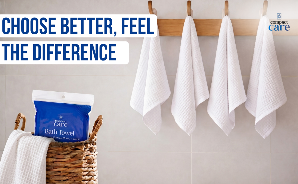 Compact Care Bath Towel (3 PCS)