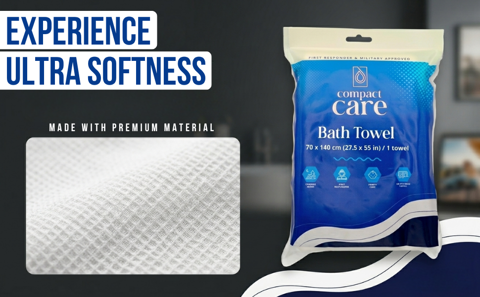 Compact Care Bath Towel (3 PCS)
