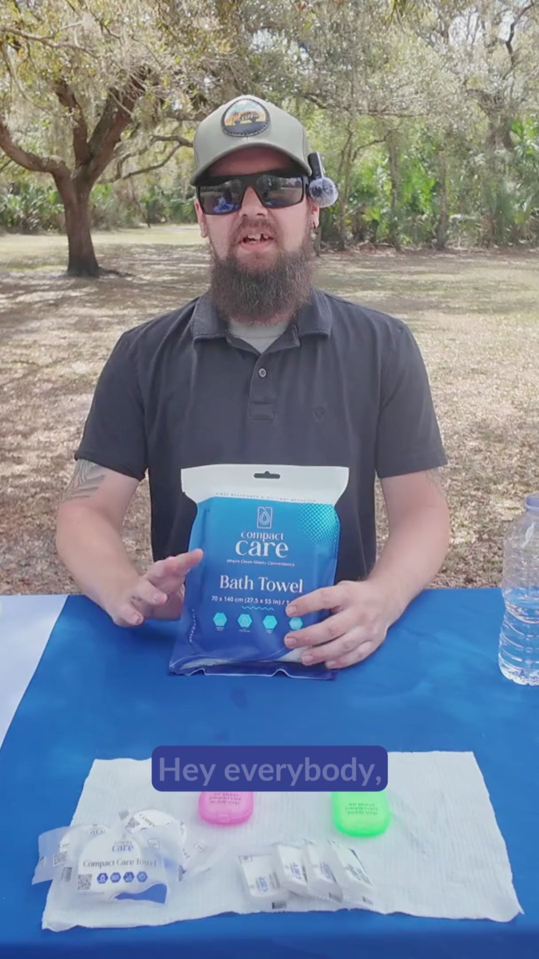 Compact Care Bath Towel (3 PCS)